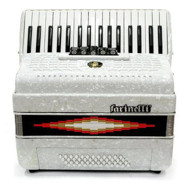 Acordeon Farinelli 34 Teclas 48 Bajos 5 Reg. Blanco, 1307w